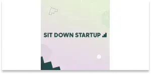 sit down startup logo 